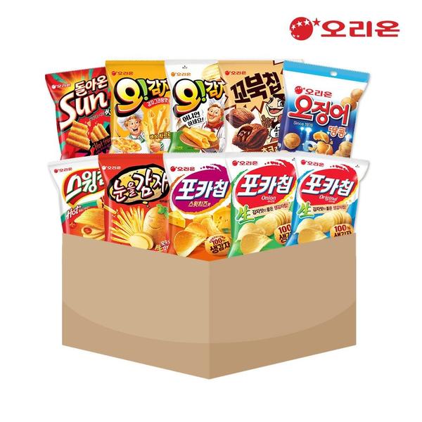 오리온 인기스낵 모음팩 10종 20봉