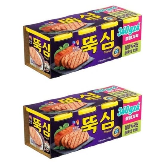 목우촌 뚝심, 340g, 8개