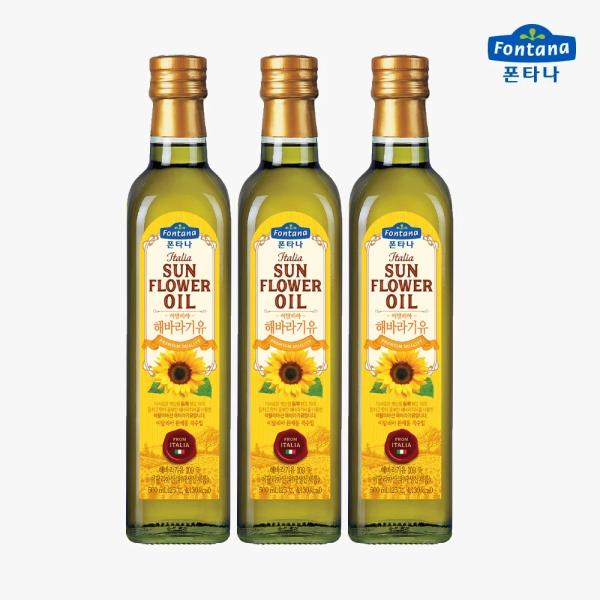 폰타나 해바라기유 500ml x 3병