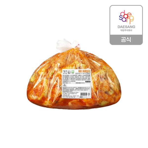 종가 국내산 무 섞박지 5kg