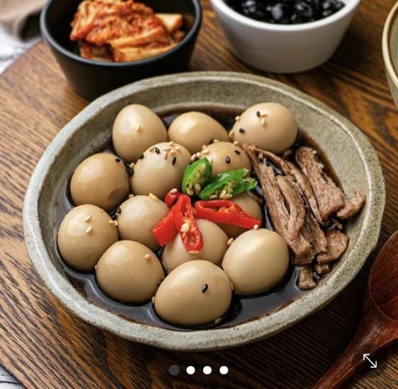 정원 대용량 메추리알 장조림 1.7kg