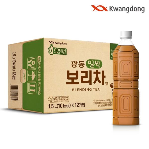 밀싹보리차 무라벨 1.5L x 12pet