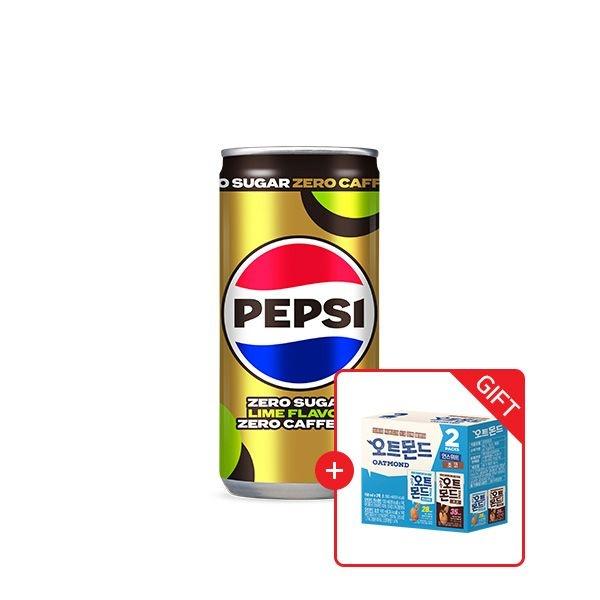 펩시 제로슈거 제로카페인 210ml 60캔+오트몬드 2개 증정