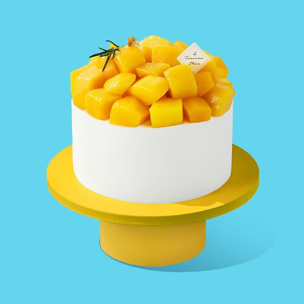 투썸 망고 생크림 케이크 37,000원