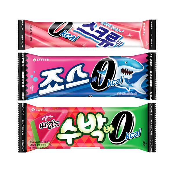 죠스바 스크류바 수박바 제로 3종 40개 골라담기