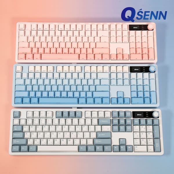 Qsenn Q104 LCD 유무선 기계식 키보드