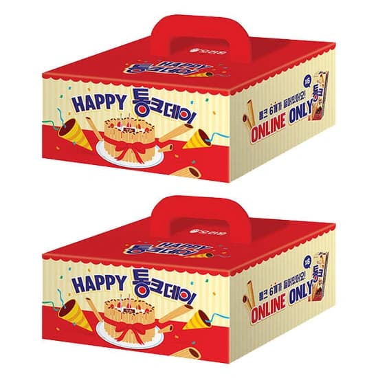 60분러시 오리온 해피통크데이 45g x 6입 2개