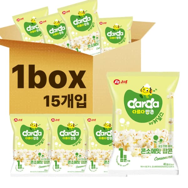 코인딜 커널스 옥수수 콘소메팝콘 40g x 15개입