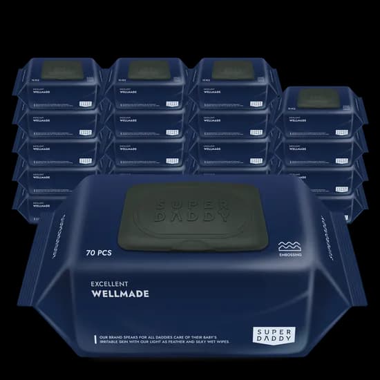 슈퍼대디 엑설런트 아기물티슈 82gsm 캡형 70매 20팩
