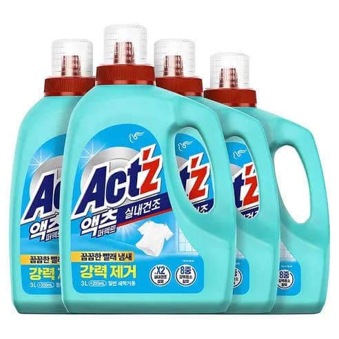 액츠 퍼펙트 실내건조 일반용 3.2L 4개