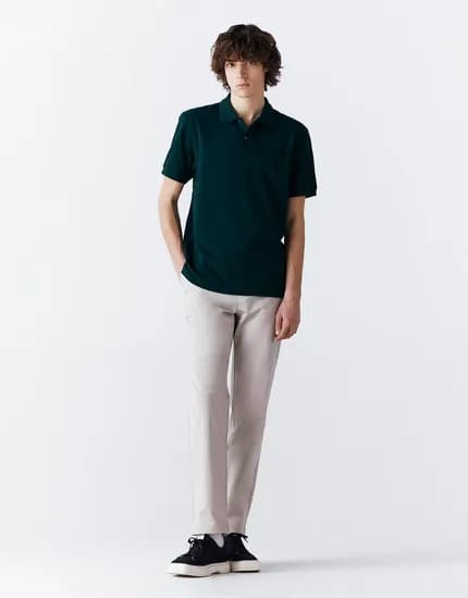 테이퍼드핏 면바지