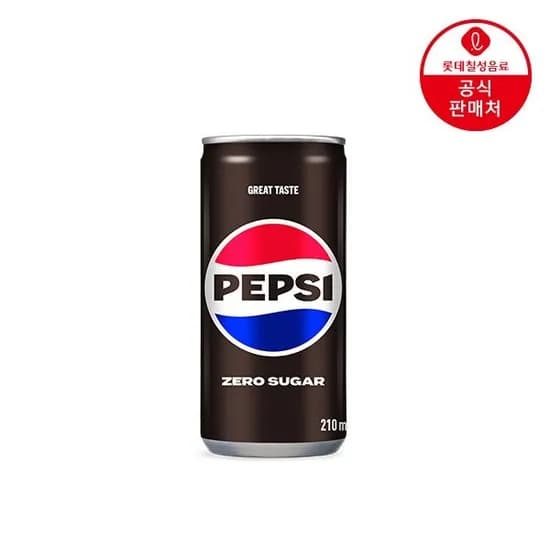 펩시콜라 제로슈거 블랙 210ml x 60개