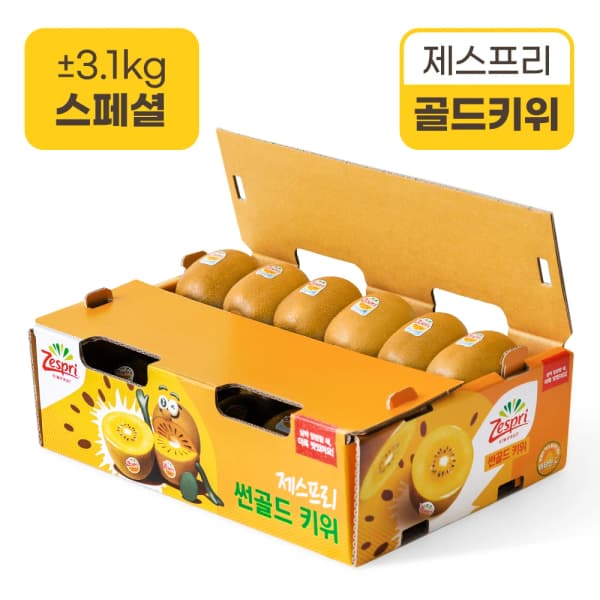 제스프리 점보 골드키위 스페셜 패키지 3.1kg, 2개 구매 시 박스당 1.2만원대