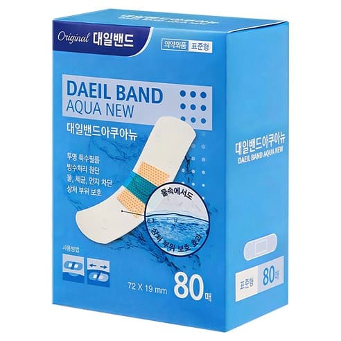 대일밴드 아쿠아뉴 방수형 밴드 80매