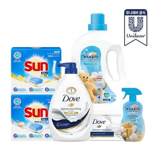 스너글 초고농축 섬유유연제 허거블 코튼 4L 2개