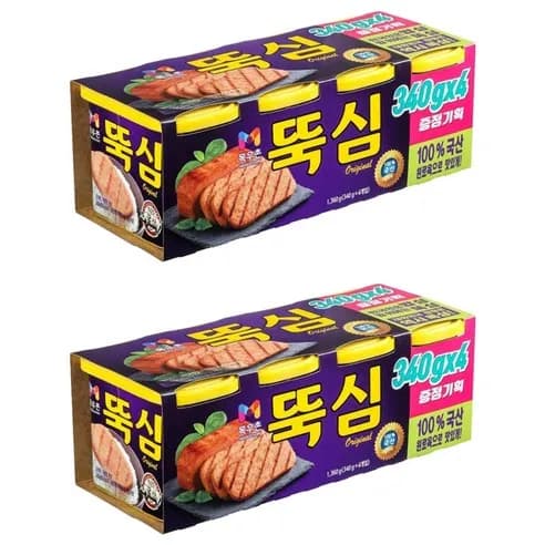 목우촌 뚝심 340g, 8개