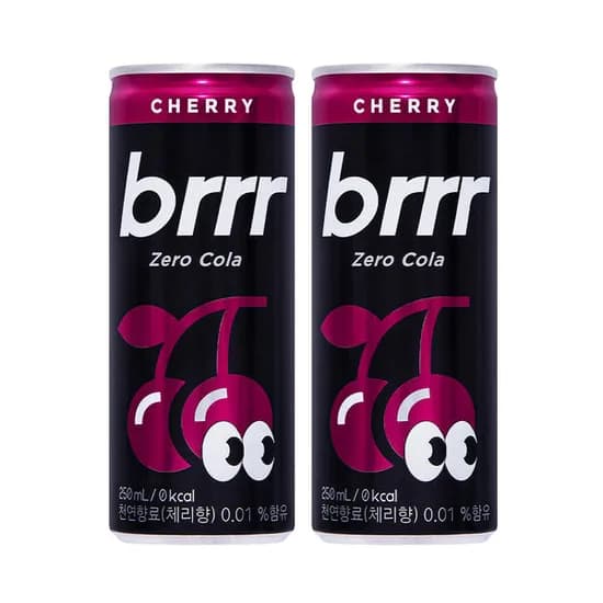 부르르 제로콜라 체리 250ml 30캔