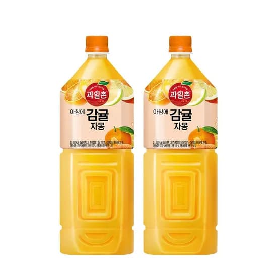 과일촌 아침에 감귤자몽 2.0PET 6개