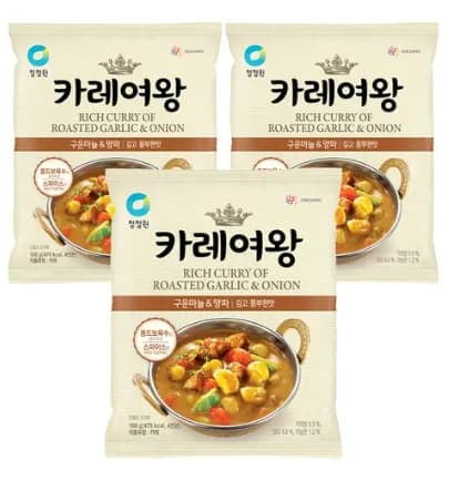 카레여왕 구운마늘 앤 양파 108g 3개