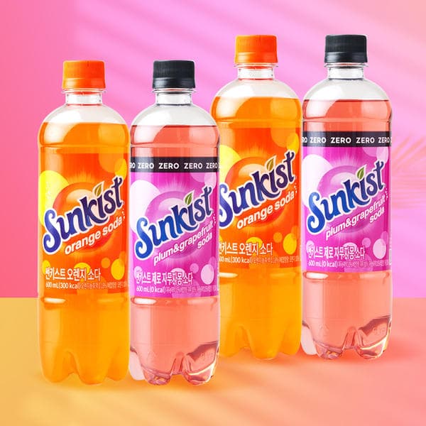 썬키스트 제로 자두자몽 600ml 24입
