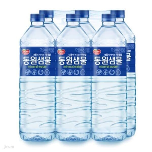 동원샘물 2리터 6개