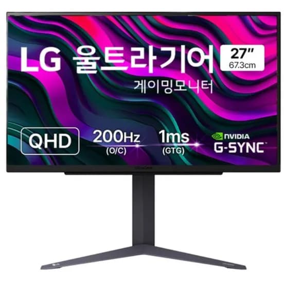 LG전자 QHD 울트라기어 게이밍 모니터 27GS75Q