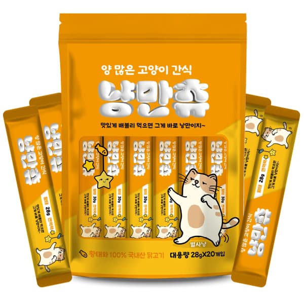 푸르미 짜먹는고양이간식28gX60개 황태(면역력) (코인)