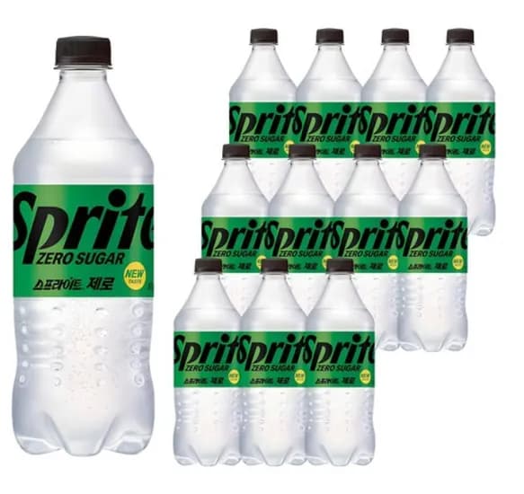 스프라이트 제로 사이다, 1L, 12개