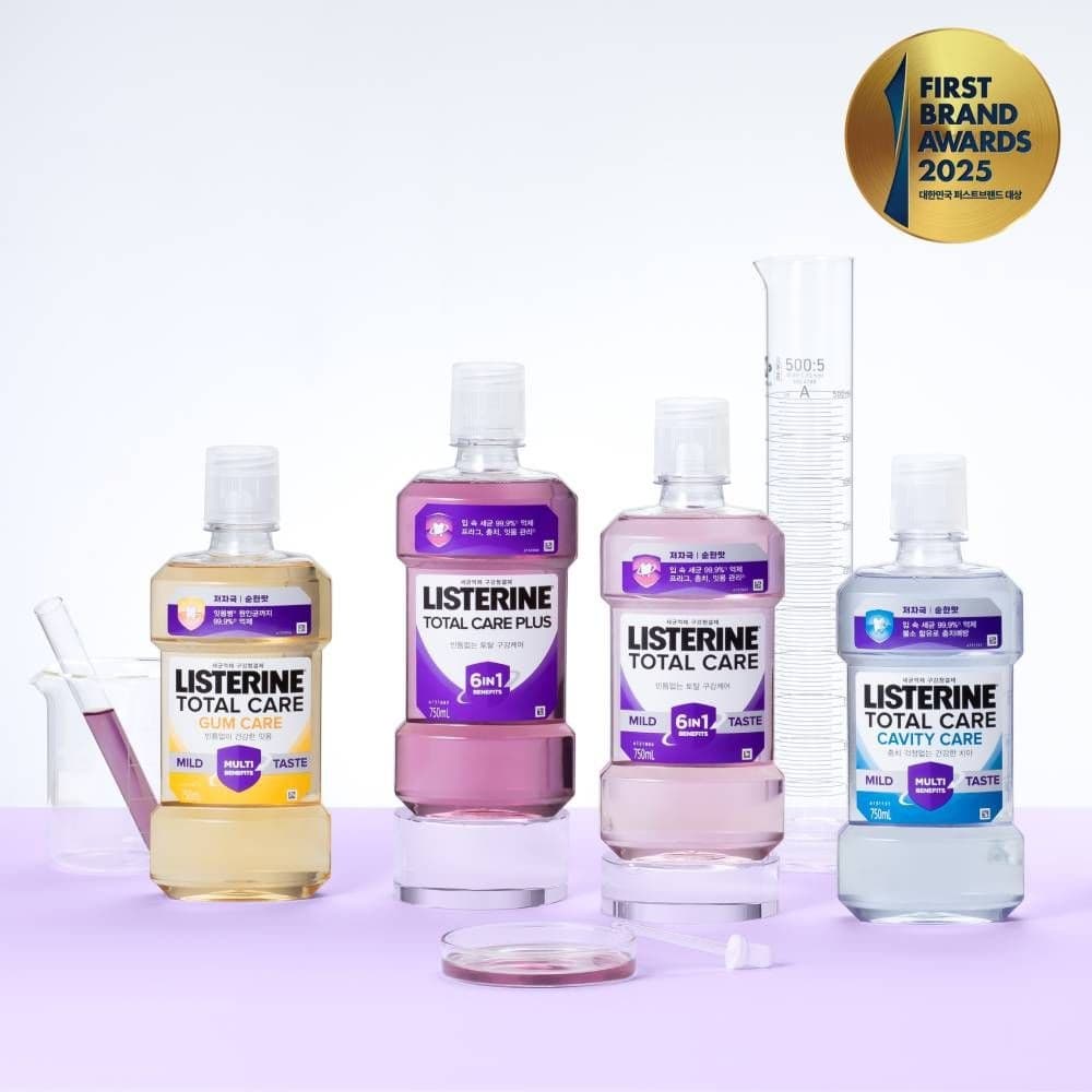 리스테린 구강청결제 쿨민트 750ml 4개입