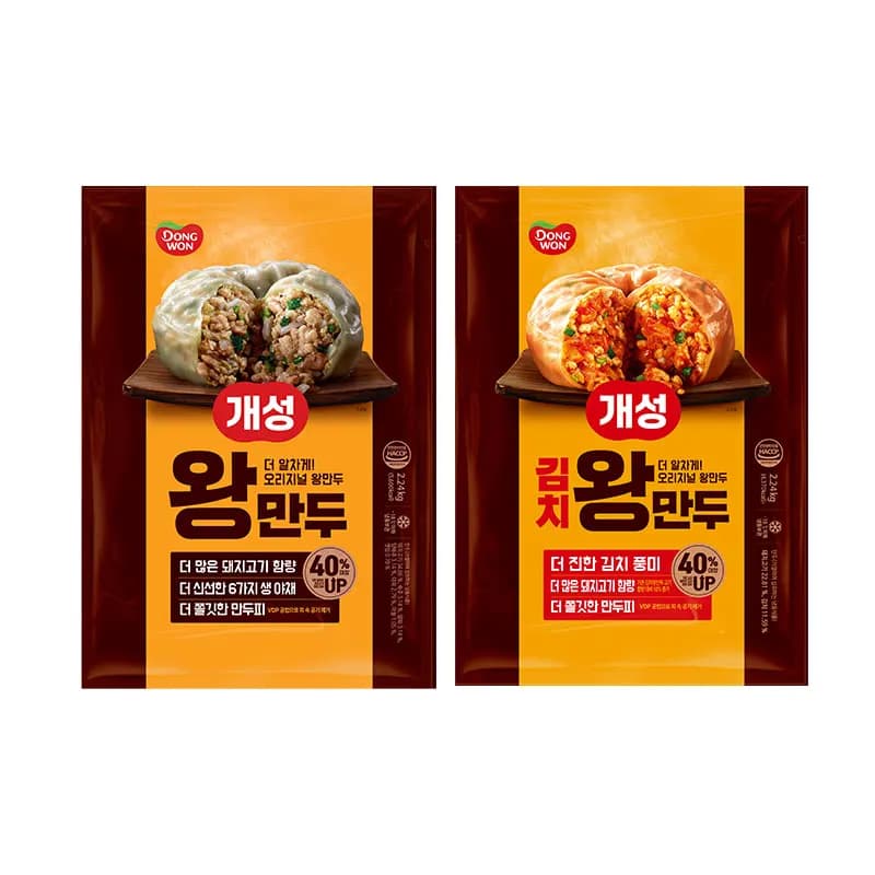 동원 개성왕만두/김치왕만두 2.24kg 택1 2봉