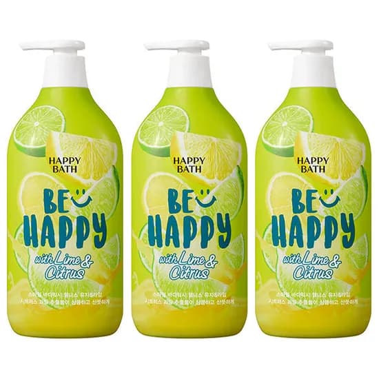 해피바스 스마일 바디워시 900g x 3개