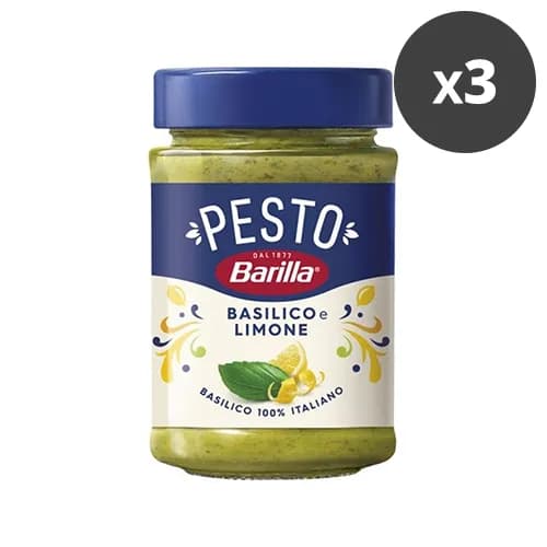 풀무원 바릴라 바질-레몬 페스토 190g x 3개