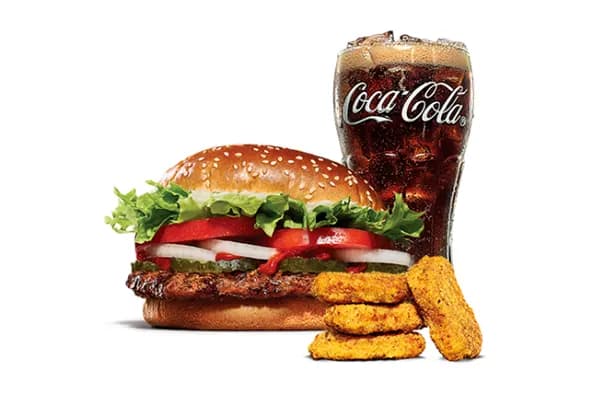 버거킹 와퍼+코카콜라(R)+너겟킹4조각