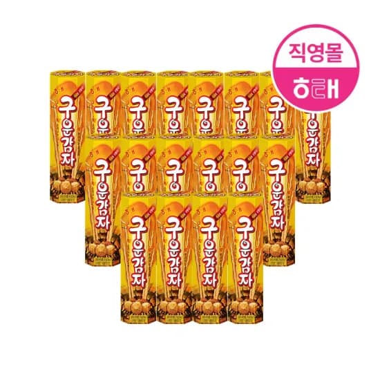 해태제과 구운감자, 24g, 18개