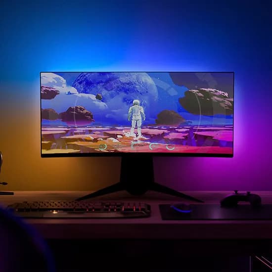 필립스 휴 플레이 그라디언트 PC 모니터 라이트스트립 24-27인치