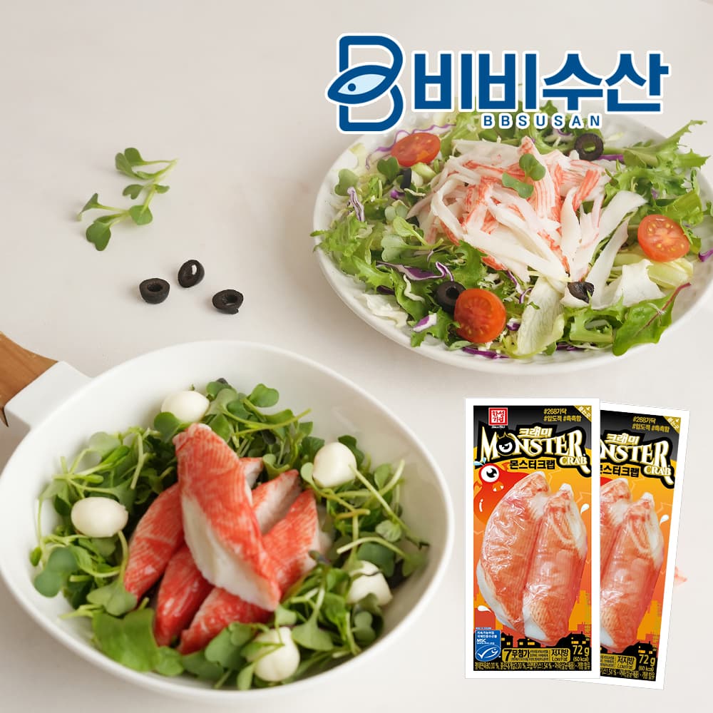 한성기업 몬스터크랩 72g 10개