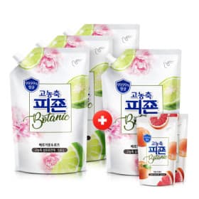 고농축섬유유연제 보타닉 1600ml x3개 +1600ml증정+200mlx2개 추가증정 (유클)