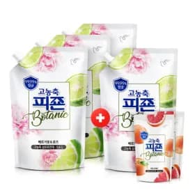 고농축섬유유연제 보타닉 1600ml x3개 +1600ml증정+200mlx2개 추가증정 (유클)