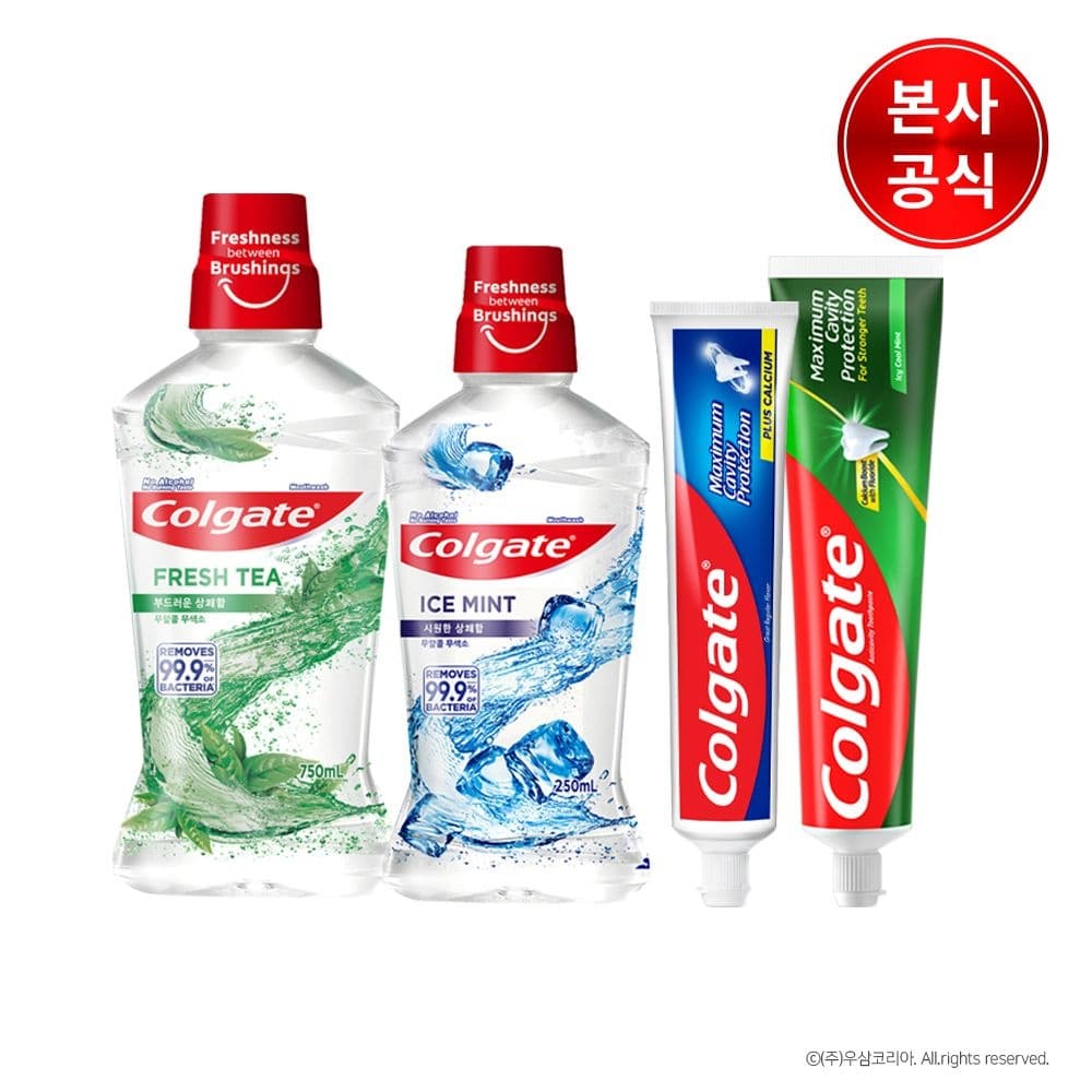 콜게이트 캐비티 프로텍션 불소치약 70g 6개입