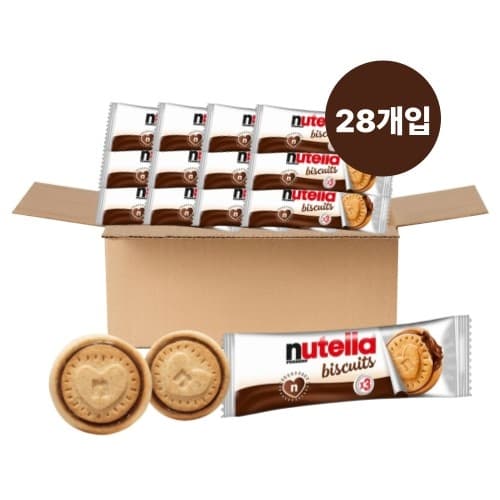 누텔라 비스킷 3입 41.4g 28팩 약1.16kg