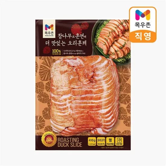 소비기한임박) 목우촌 참나무로 훈연해 더 맛있는 오리훈제 410g