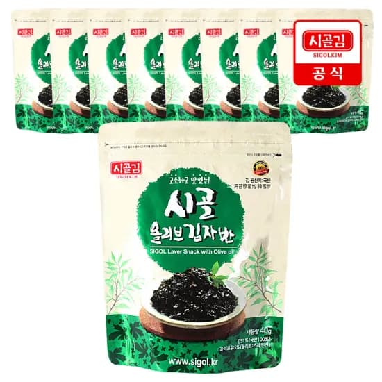 시골김 올리브 김자반 40g 10봉