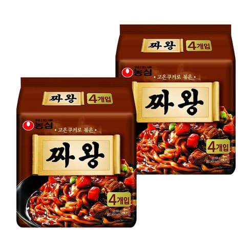 농심 짜왕 134g, 8개, (4개입 X 2팩)