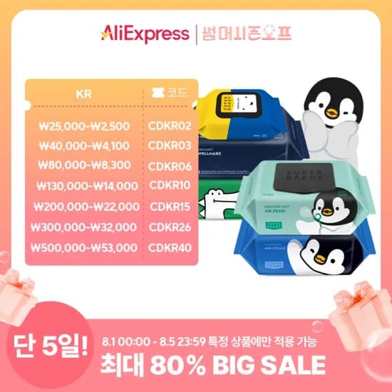 슈퍼대디 미스터펭 블루77 물티슈 70매 20팩