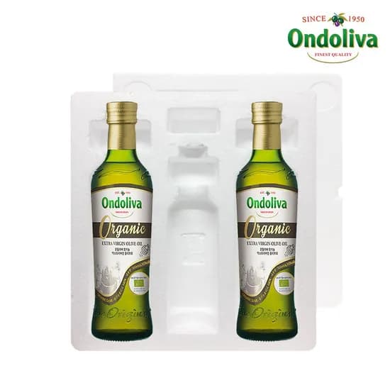 온돌리바 유기농 엑스트라버진 올리브유 500ml 2병