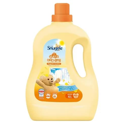 스너글 실내건조 섬유유연제 허거블 선샤인 본품 4L 1개