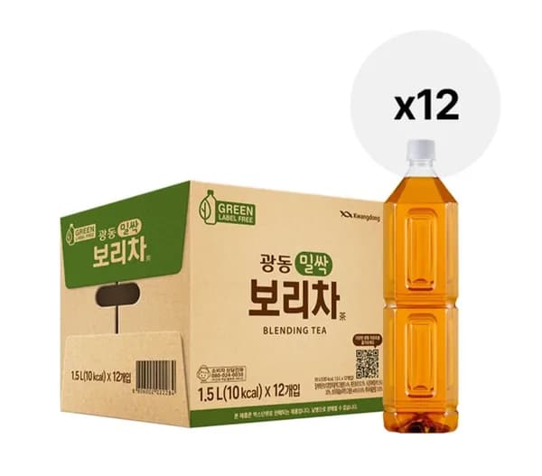 밀싹보리차 1.5L 12입
