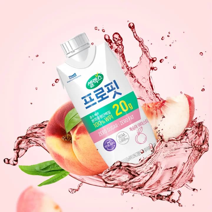 셀렉스 프로핏 WPI 드링크 330ml 12팩 초콜릿, 아메리카노, 복숭아 외 다양