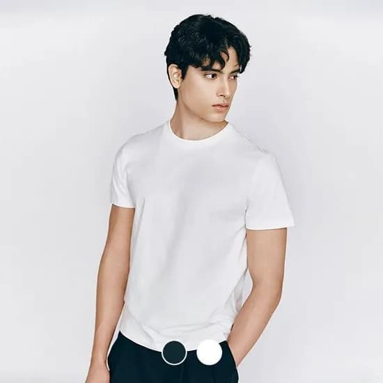 지오다노 코튼 슬림핏 반팔