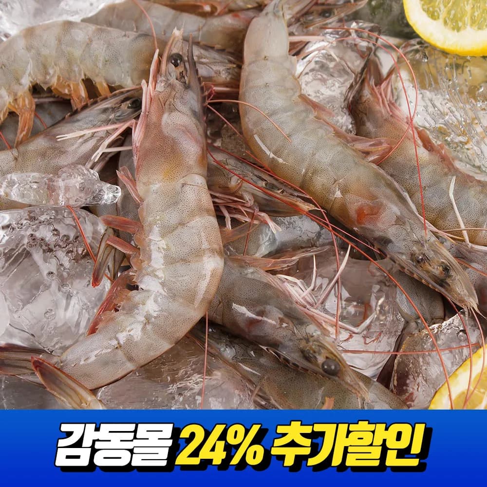 흰다리새우 1kg 30미 내외